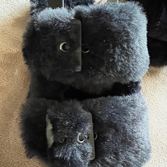 Saville Faux Fur Slingback Slipper Woman Size 6 - Picture 5 of 5